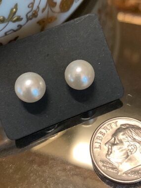 Pearl Stud Earrings